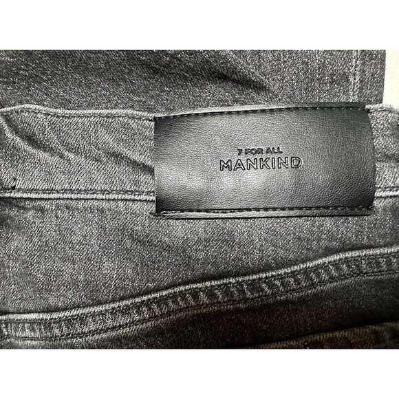 7 FOR ALL MANKIND Boy Bootcut Jeans with Frayed Hem Women's SIZE 30 NWT - Picture 8 of 12